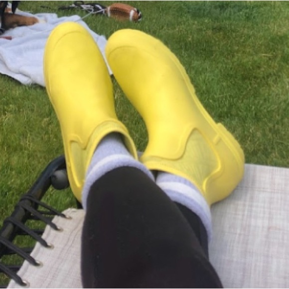 UGG Yellow Winter & Rain Boots - Picture 1 of 2
